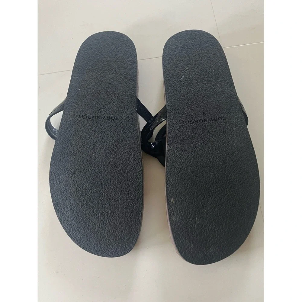 Tory Burch Miller Cloud Sandals Black 9